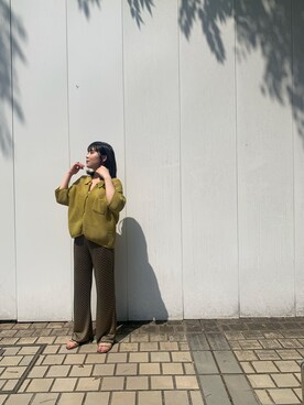 田村紗菜さん（レディース・154cm）の春コーディネート