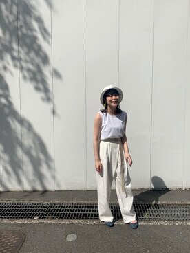 「beautiful people」｜田村紗菜さん（レディース・154cm）の春コーディネート