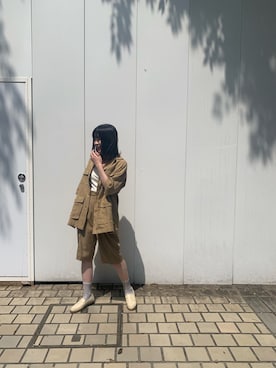 田村紗菜さん（レディース・154cm）の春コーディネート