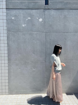 田村紗菜さん(レディース・154cm)の春コーディネート