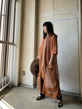 田村紗菜さん(レディース・154cm)の春コーディネート