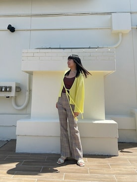 田村紗菜さん(レディース・154cm)の春コーディネート