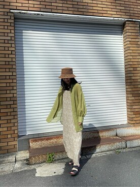 田村紗菜さん(レディース・154cm)の春コーディネート