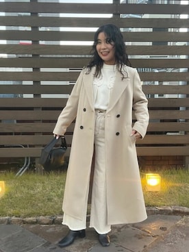 田村紗菜さん(レディース・154cm)の冬コーディネート