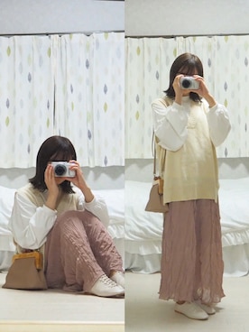 「FIKA（フィカ）のアイテム（スカート）」を使った、nemuさん（レディース・148cm）の夏コーディネート