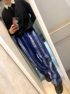 「I am I （アイアムアイ）のアイテム（トップス）」を使った、skrさん（レディース・156cm）の冬コーディネート