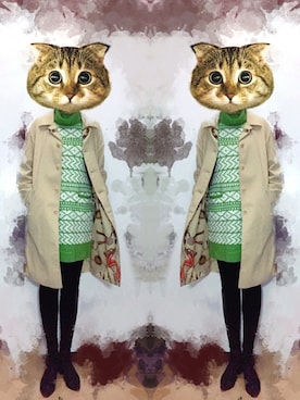 「MAX&Co.（マックス アンド コー）のアイテム（パンツ）」を使った、うさぎちゃんさん（レディース・171cm）の秋コーディネート