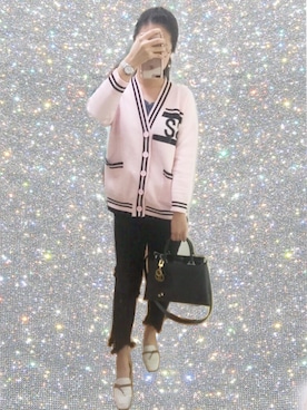 「sandro（サンドロ）のアイテム（トップス）」を使った、うさぎちゃんさん（レディース・171cm）の春コーディネート