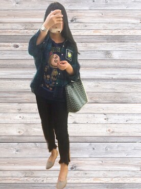 「Gabor（ガボール）のアイテム」を使った、うさぎちゃんさん（レディース・173cm）の春コーディネート