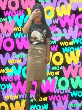 「原宿」｜「アイテム（ローファー）」を使った、うさぎちゃんさん（レディース・173cm）の春コーディネート