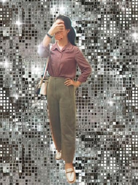 「VINVERT（バンベール）のアイテム」を使った、うさぎちゃんさん（レディース・173cm）の秋コーディネート