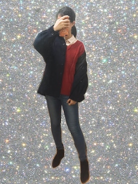 「b+ab（ビープラスエービー）のアイテム」を使った、うさぎちゃんさん（レディース・173cm）の秋コーディネート