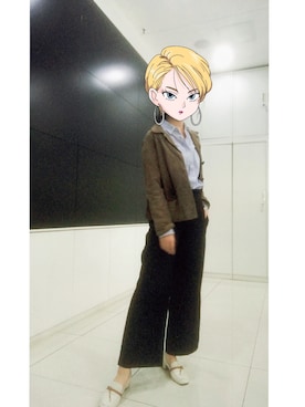 「BELLE（ベル）のアイテム」を使った、うさぎちゃんさん（レディース・173cm）の春コーディネート