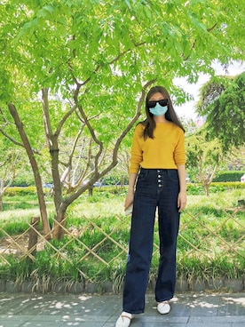 「BELLE（ベル）のアイテム」を使った、うさぎちゃんさん（レディース・173cm）の春コーディネート