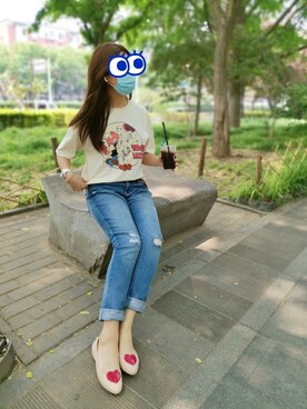 うさぎちゃんさん（レディース・173cm）の春コーディネート