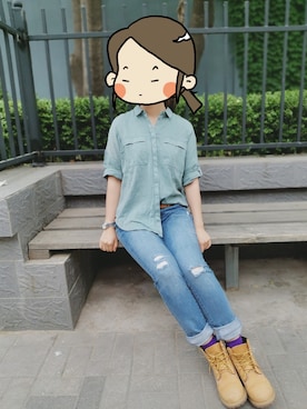 うさぎちゃんさん（レディース・173cm）の春コーディネート