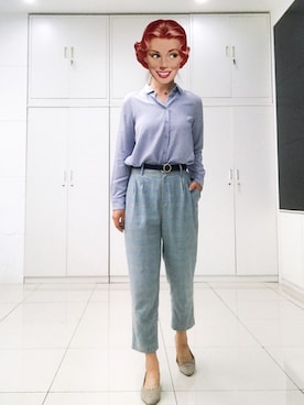 「Gabor（ガボール）のアイテム」を使った、うさぎちゃんさん（レディース・173cm）の夏コーディネート