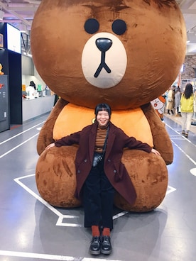 「autumn look」｜「アイテム（ジャケット/アウター）」を使った、Sandy Liさん（レディース・156cm）の秋コーディネート