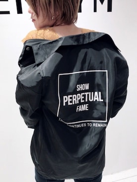 「ENVYM（アンビー）のアイテム（その他アウター）」を使った、Mutsumiさん（レディース・158cm）の秋コーディネート