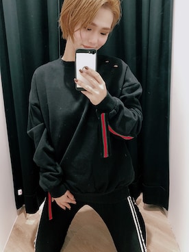 「ENVYM（アンビー）のアイテム（パンツ）」を使った、Mutsumiさん（レディース・158cm）の秋コーディネート