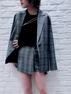 「ENVYM（アンビー）のアイテム（パンツ）」を使った、Mutsumiさん（レディース・158cm）の冬コーディネート