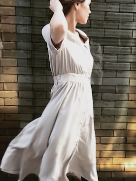 「ENVYM（アンビー）のアイテム（ワンピース/ドレス）」を使った、Mutsumiさん（レディース・163cm）の夏コーディネート