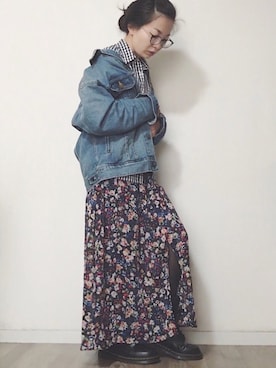 「スプリングSENSEOFPLACE」｜「アイテム（ジャケット/アウター）」を使った、__aki__さん（レディース・153cm）の春コーディネート