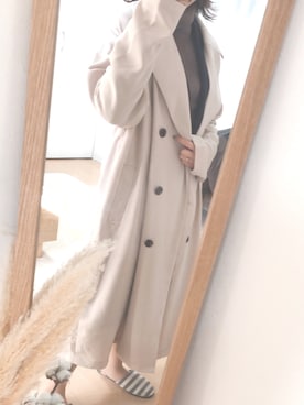 「スーツコーデ」｜miiiffyさん（レディース・159cm）の冬コーディネート