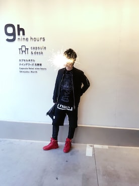 「HBA（フードバイエアー）のアイテム」を使った、かずさん（メンズ・163cm）の秋コーディネート