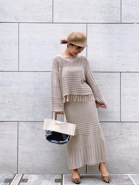 UKさん（レディース・160cm）の冬コーディネート