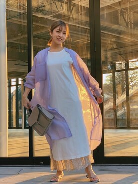 UKさん（レディース・160cm）の春コーディネート