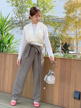 UKさん(レディース・160cm)の春コーディネート