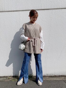 UKさん（レディース・160cm）の春コーディネート