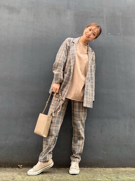 UKさん（レディース・160cm）の秋コーディネート