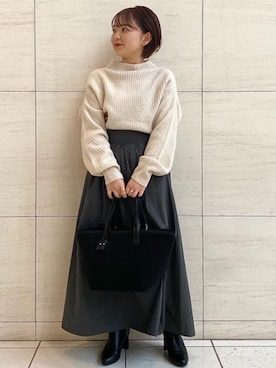 bataさん（レディース・150cm）の冬コーディネート