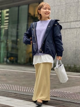 「一押しのアウタースタイル」｜bataさん（レディース・150cm）の春コーディネート