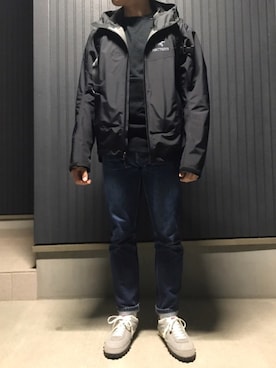 「LOOPWHEELER（ループウィラー）のアイテム（シューズ）」を使った、yuuさん（メンズ・168cm）の春コーディネート