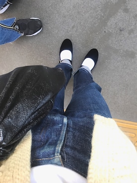 「カンフーシューズ」｜chaa//skさん（レディース・155cm）の秋コーディネート