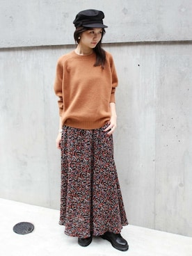 「GRILLO（グリーロ）のアイテム」を使った、tokuhiroさん（レディース・164cm）の秋コーディネート