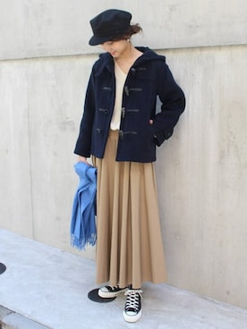 「GRILLO（グリーロ）のアイテム」を使った、tokuhiroさん（レディース・164cm）の秋コーディネート