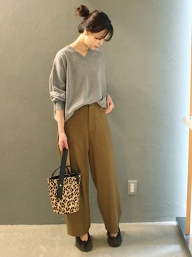 「JOURNAL STANDARD（ジャーナルスタンダード）のアイテム（バッグ）」を使った、tokuhiroさん（レディース・164cm）の秋コーディネート