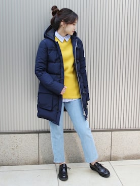 「JOURNAL STANDARD（ジャーナルスタンダード）のアイテム（ダウンジャケット/コート）」を使った、tokuhiroさん（レディース・164cm）の秋コーディネート