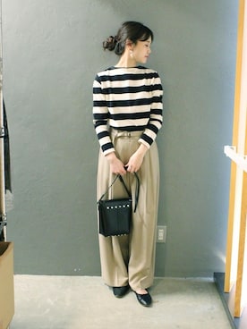 「YAHKI（ヤーキ）のアイテム」を使った、tokuhiroさん（レディース・164cm）の冬コーディネート