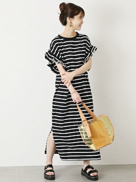 「JOURNAL STANDARD（ジャーナルスタンダード）のアイテム（バッグ）」を使った、tokuhiroさん（レディース・164cm）の春コーディネート