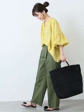 「JOURNAL STANDARD（ジャーナルスタンダード）のアイテム（バッグ）」を使った、tokuhiroさん（レディース・164cm）の春コーディネート