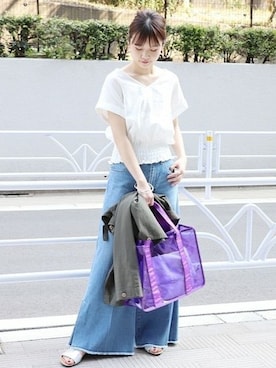 「JOURNAL STANDARD（ジャーナルスタンダード）のアイテム（バッグ）」を使った、tokuhiroさん（レディース・164cm）の春コーディネート