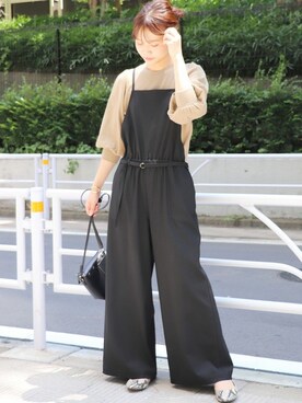 「スネーク柄」｜「アイテム（バレエシューズ）」を使った、tokuhiroさん（レディース・164cm）の夏コーディネート