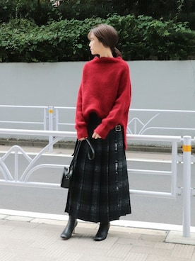 「OAD NEW YORK（オーエーディーニューヨーク）のアイテム」を使った、tokuhiroさん（レディース・164cm）の秋コーディネート