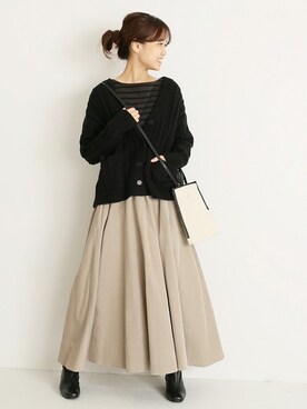 「LEMINOR（ルミノール）のアイテム」を使った、tokuhiroさん（レディース・164cm）の秋コーディネート