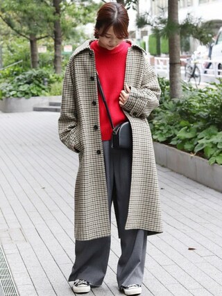 JOURNAL STANDARD クラシックチェックステンカラーコート